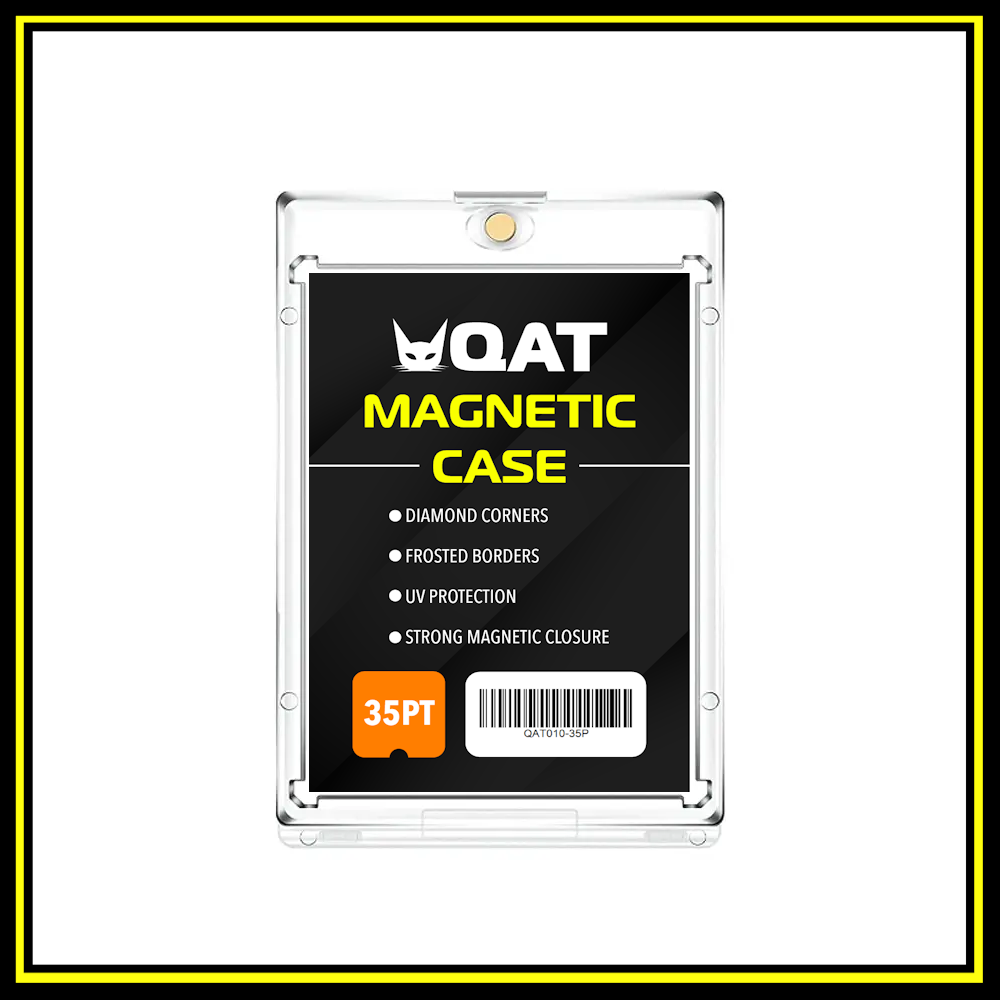 CF Gold Border 35pt Magnetic Card Holder - One Touch For Sports Trading Cards Copy CF Gold Border 35pt Magnetic Card Holder - One Touch For Sports Trading Cards Copy
