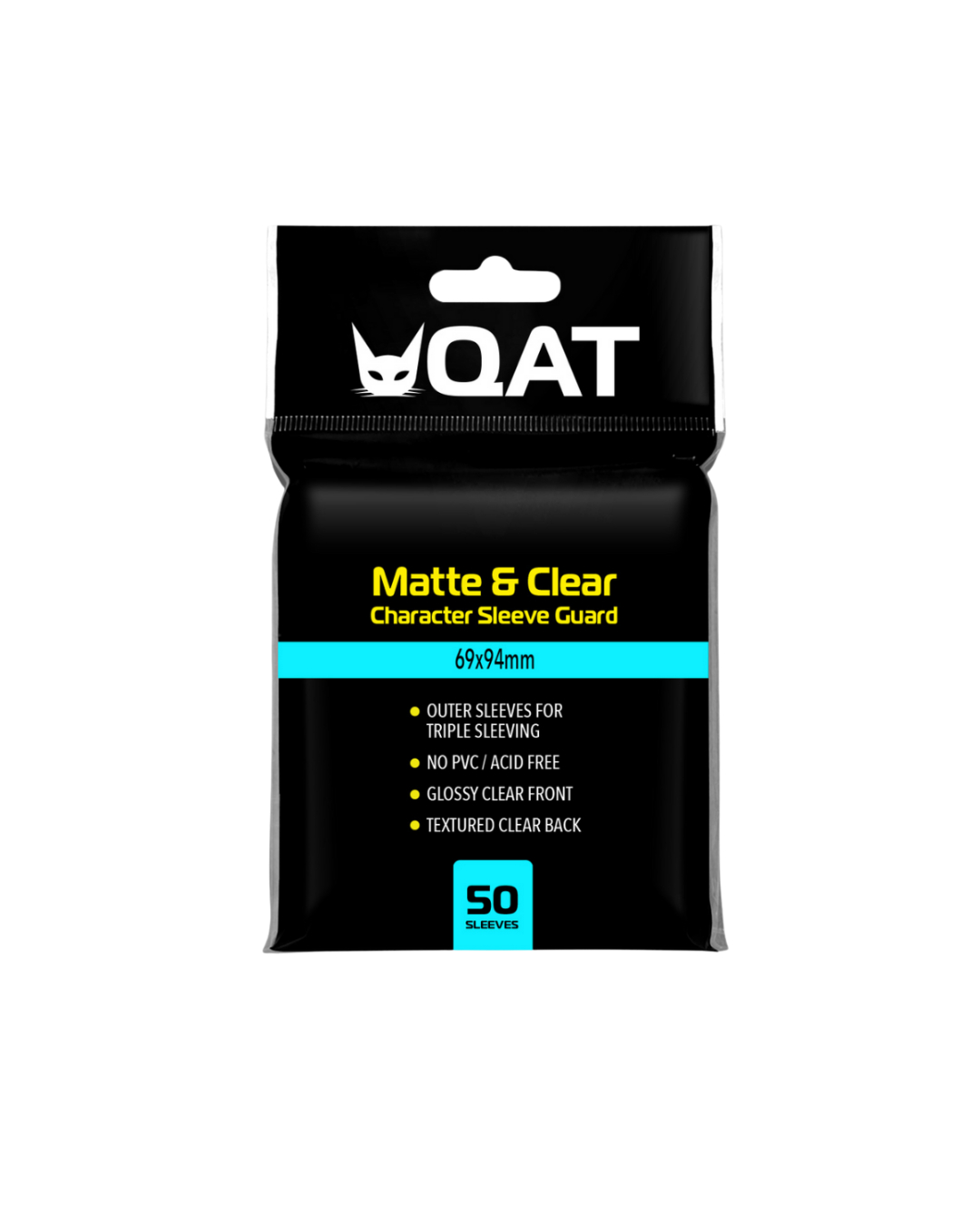 QAT] Matte and Clear Outer Sleeves for Standard Size Cards (69x94mm) – QAT Card  Sleeves & Accessories