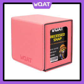 QAT Showcase Gearbox.  Leather Deck Box for 100+ Double Sleeved Cards