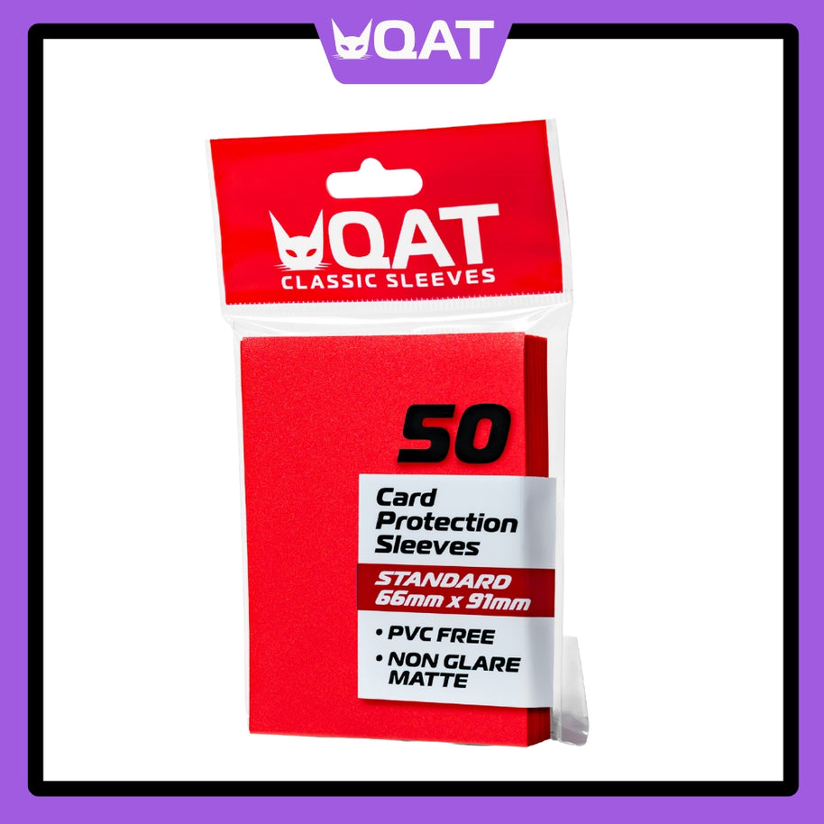 Matte Card Sleeves (Non-Glare Frosted Clear)
