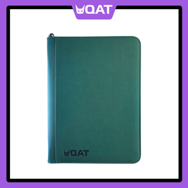 QAT Premium Leather 9-Pocket Binder (Pokémon, MTG, One Piece, Lorcana – 360 Cards)