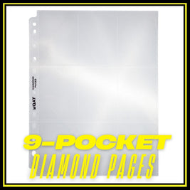 [QAT] 9-Pocket Diamond Pages.  20pcs per pack.