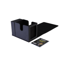 QAT Showcase Gearbox XL. Includes dice compartment and 1 recessed snap. For 100 triple sleeved cards