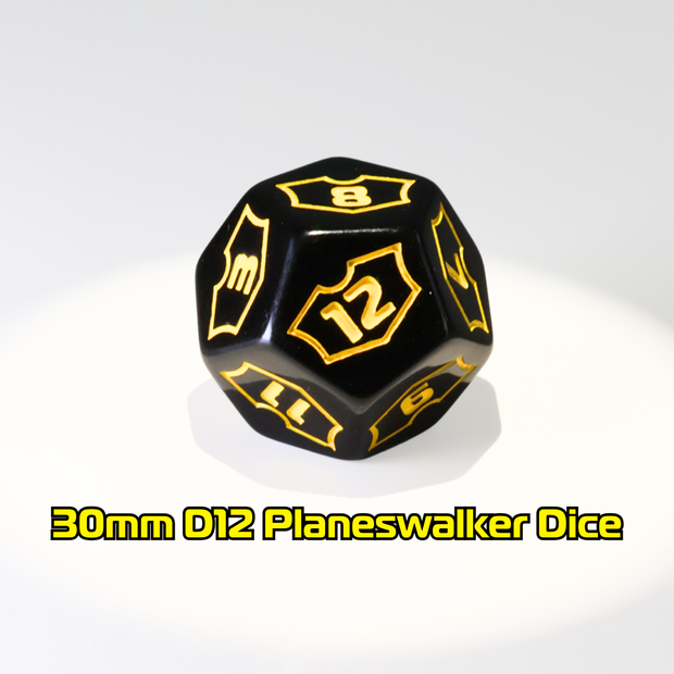 QAT 30mm D12 Planeswalker Loyalty Dice