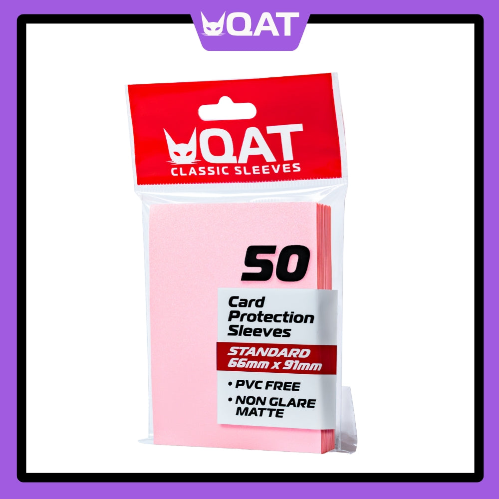 Matte Card Sleeves (Non-Glare Frosted Clear)