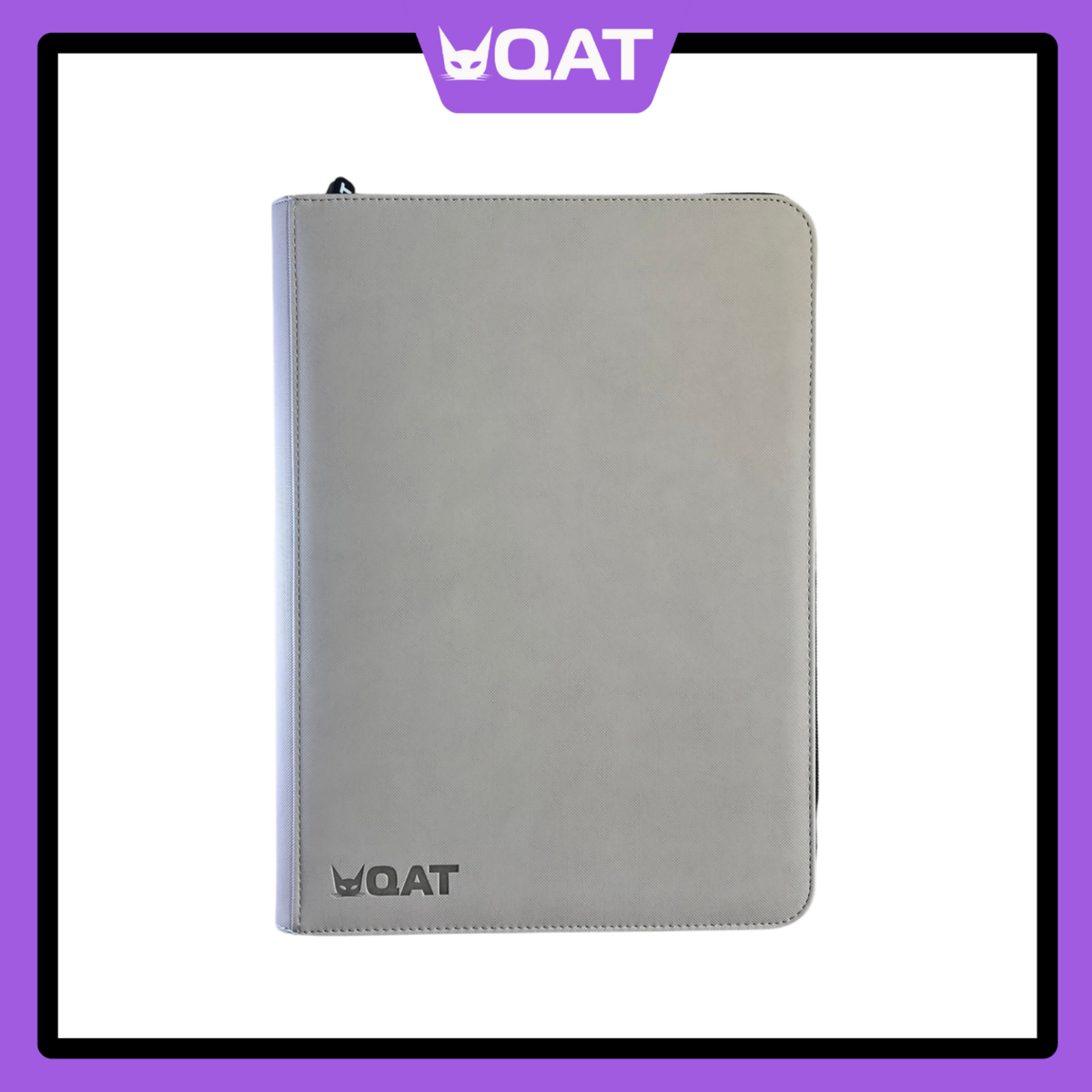 QAT Premium Leather 9-Pocket Binder (Pokémon, MTG, One Piece, Lorcana – 360 Cards)