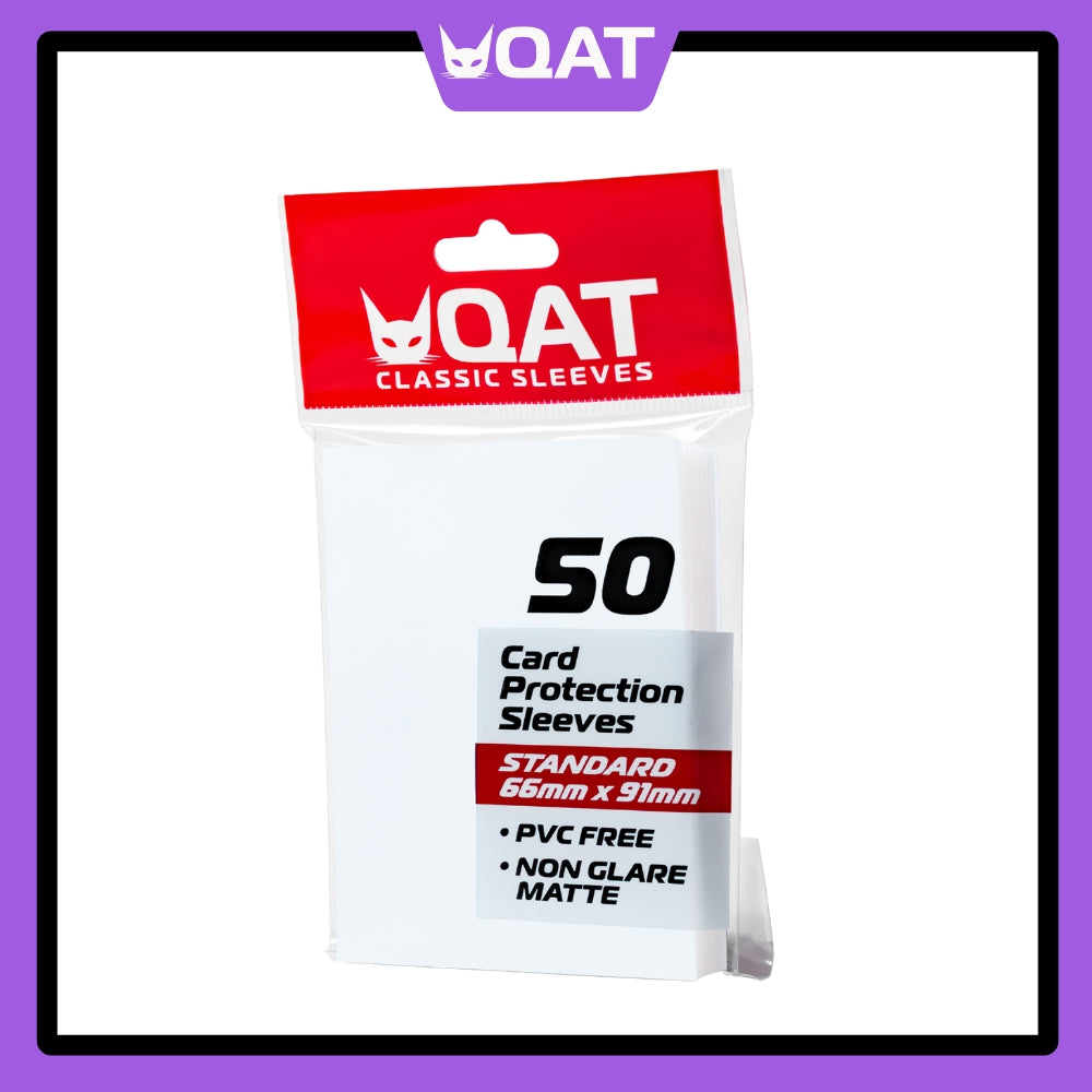 Matte Card Sleeves (Non-Glare Frosted Clear)