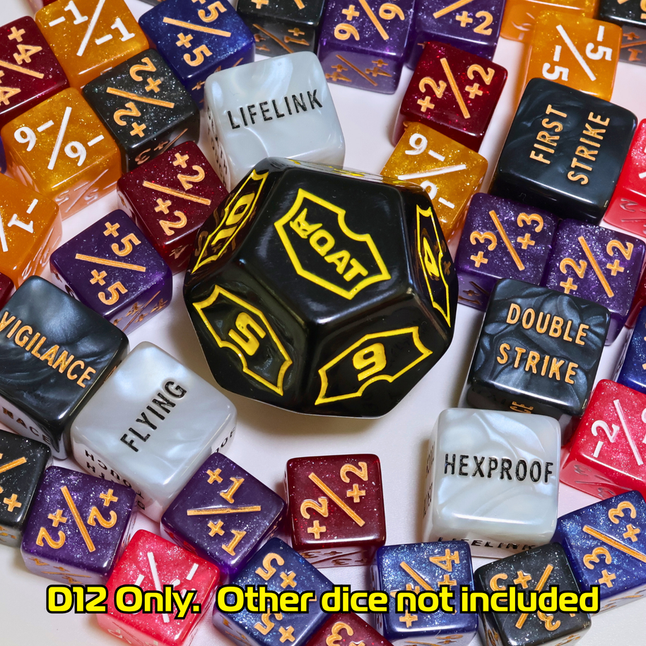 QAT 30mm D12 Planeswalker Loyalty Dice