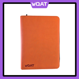 QAT Premium Leather 9-Pocket Binder (Pokémon, MTG, One Piece, Lorcana – 360 Cards)