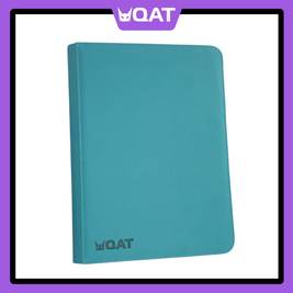 QAT Premium Leather 9-Pocket Binder (Pokémon, MTG, One Piece, Lorcana – 360 Cards)