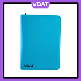 QAT Premium Leather 9-Pocket Binder (Pokémon, MTG, One Piece, Lorcana – 360 Cards)