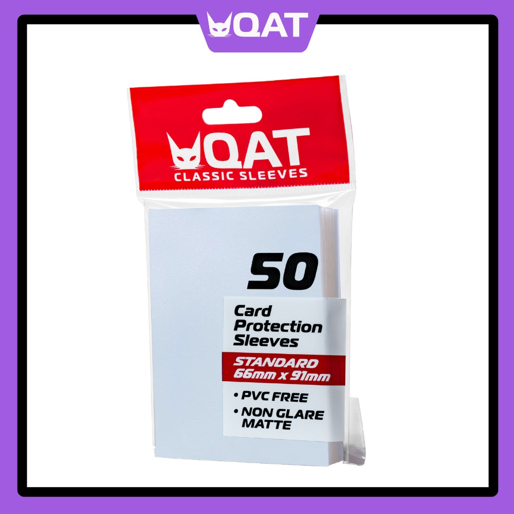 Matte Card Sleeves (Non-Glare Frosted Clear)