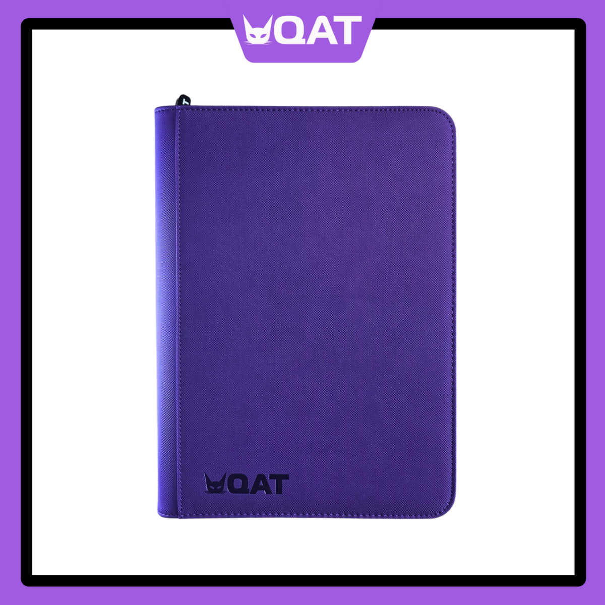 QAT Premium Leather 9-Pocket Binder (Pokémon, MTG, One Piece, Lorcana – 360 Cards)