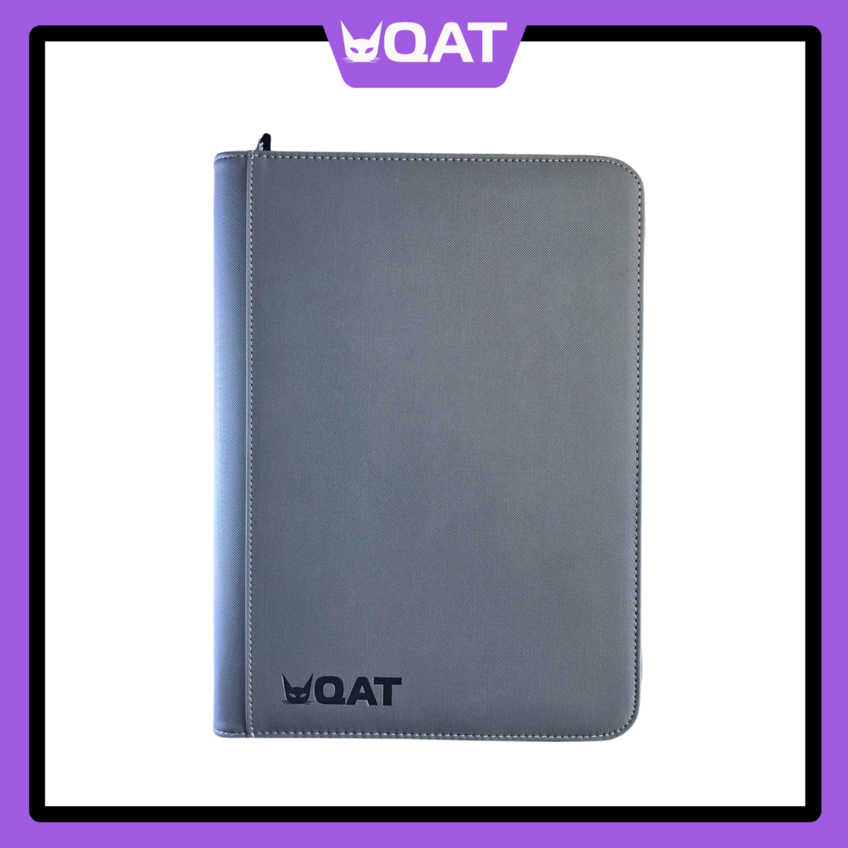 QAT Premium Leather 9-Pocket Binder (Pokémon, MTG, One Piece, Lorcana – 360 Cards)