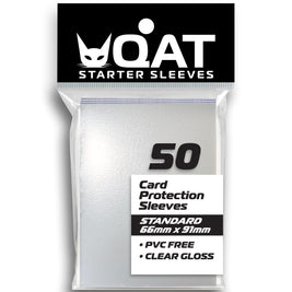 Starter Series Standard Size Glossy Card Protection Sleeves (66x91mm)