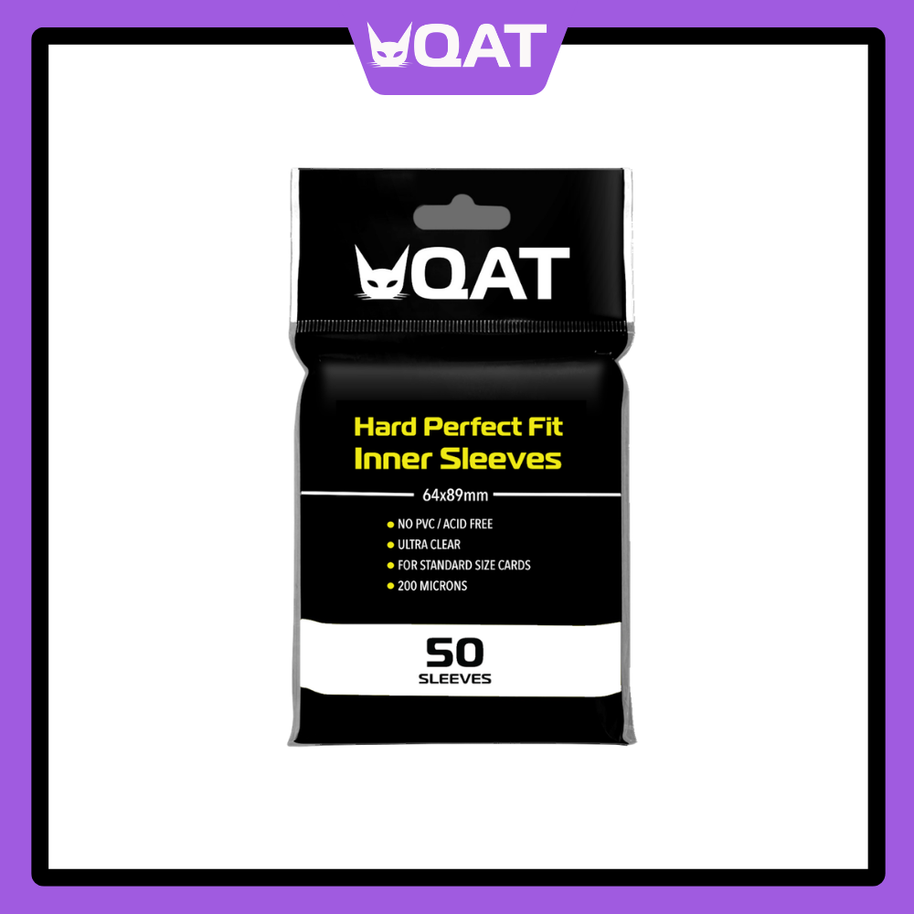 [QAT] HARD Perfect Fit Inner Sleeves for Standard Size Cards (64x89mm)