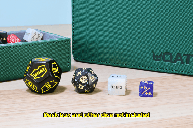 QAT 10PCS Keyword Dice 16mm for Magic: The Gathering (Ability Dice)