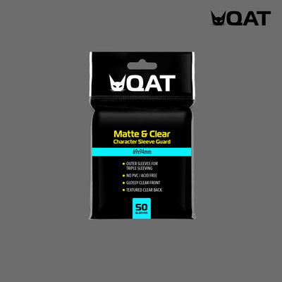 Matte & Clear Outer Sleeves for Standard Size Cards (69x94mm)