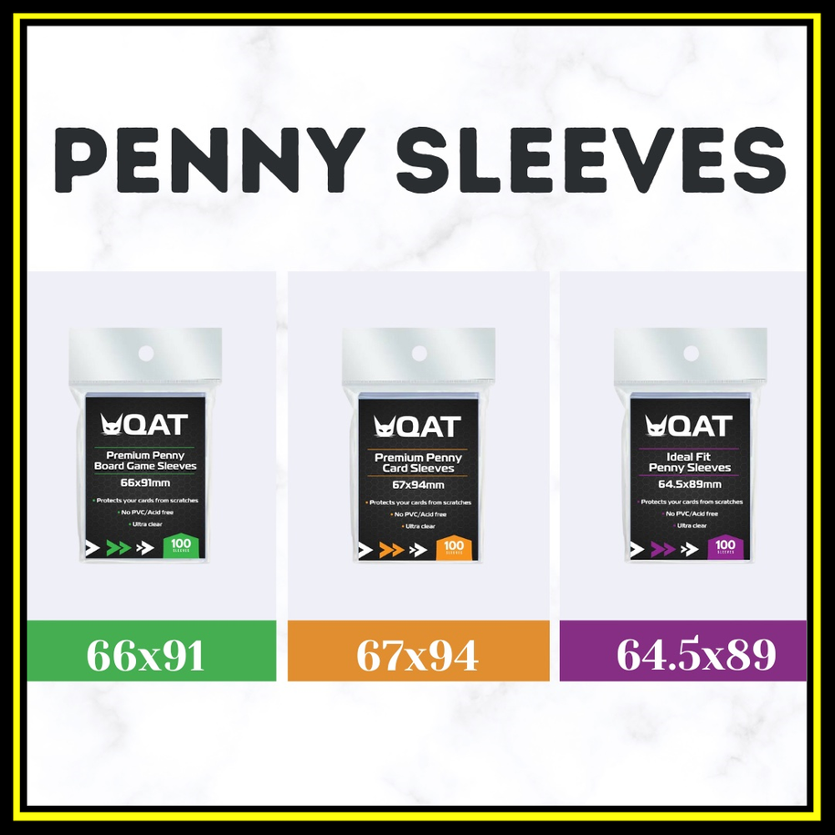 Penny Sleeves QAT Card Sleeves & Accessories Penny Sleeves QAT Card Sleeves & Accessories