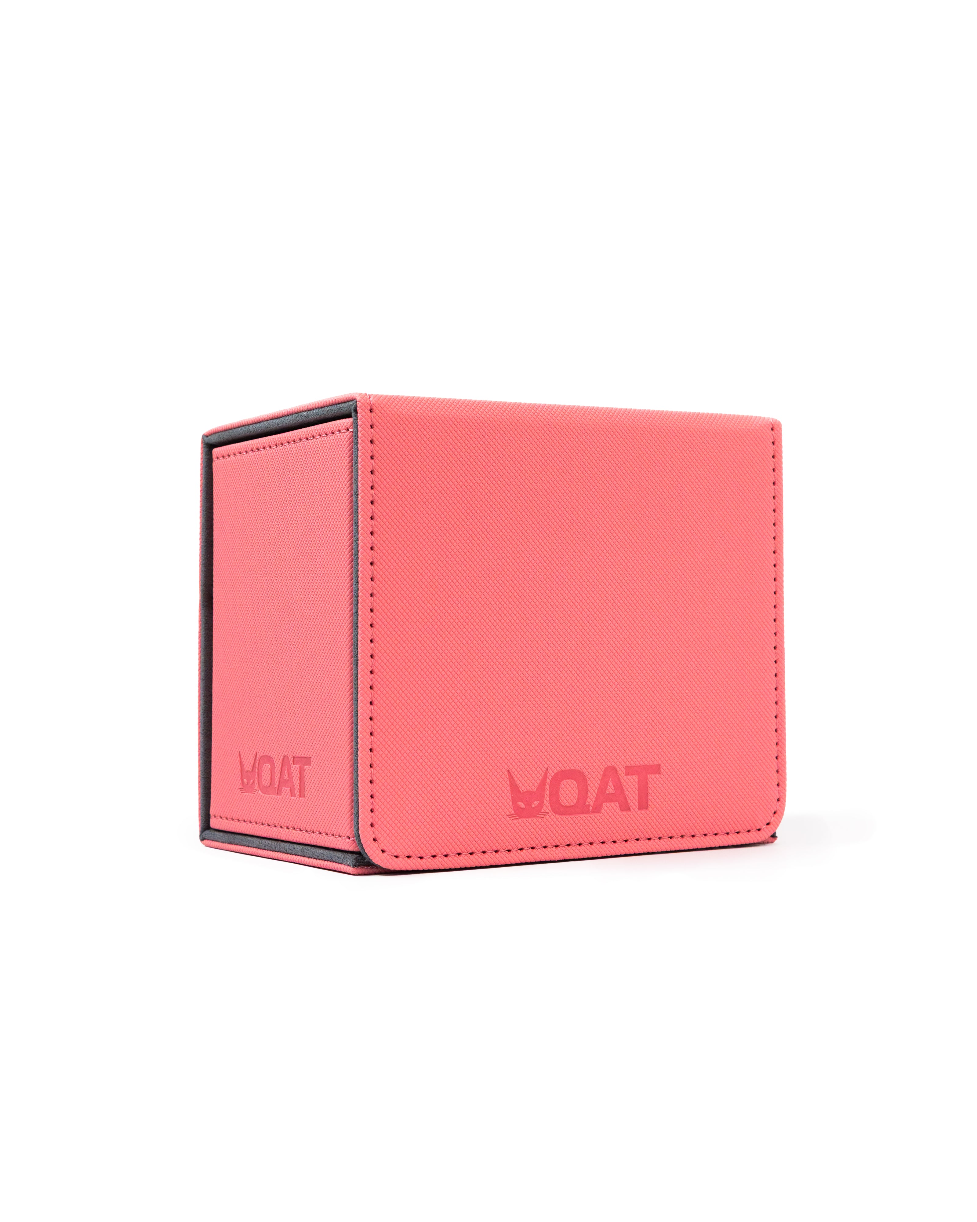 QAT Showcase Gearbox.  Leather Deck Box for 100+ Double Sleeved Cards