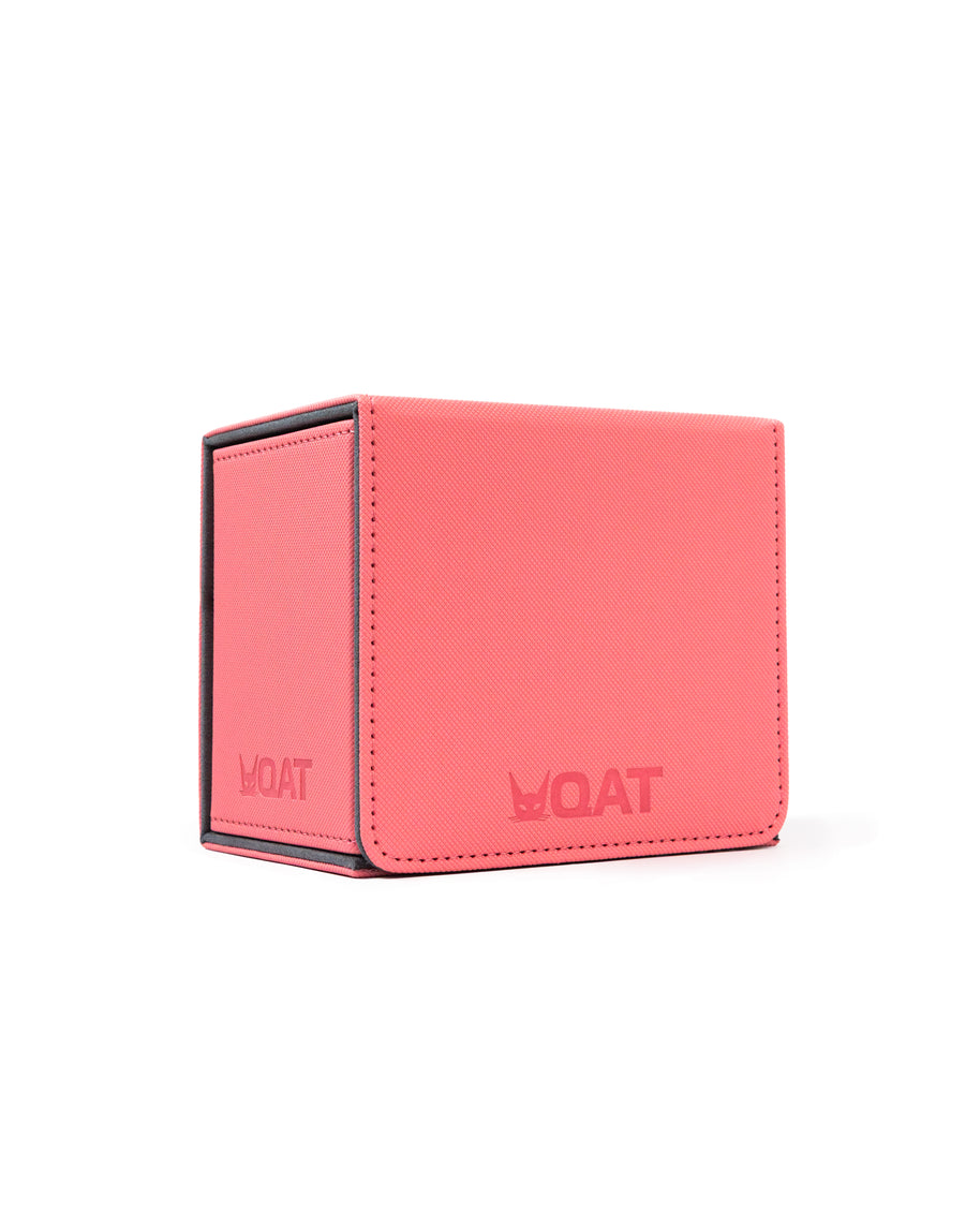 QAT Showcase Gearbox.  Leather Deck Box for 100+ Double Sleeved Cards