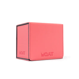 QAT Showcase Gearbox.  Leather Deck Box for 100+ Double Sleeved Cards