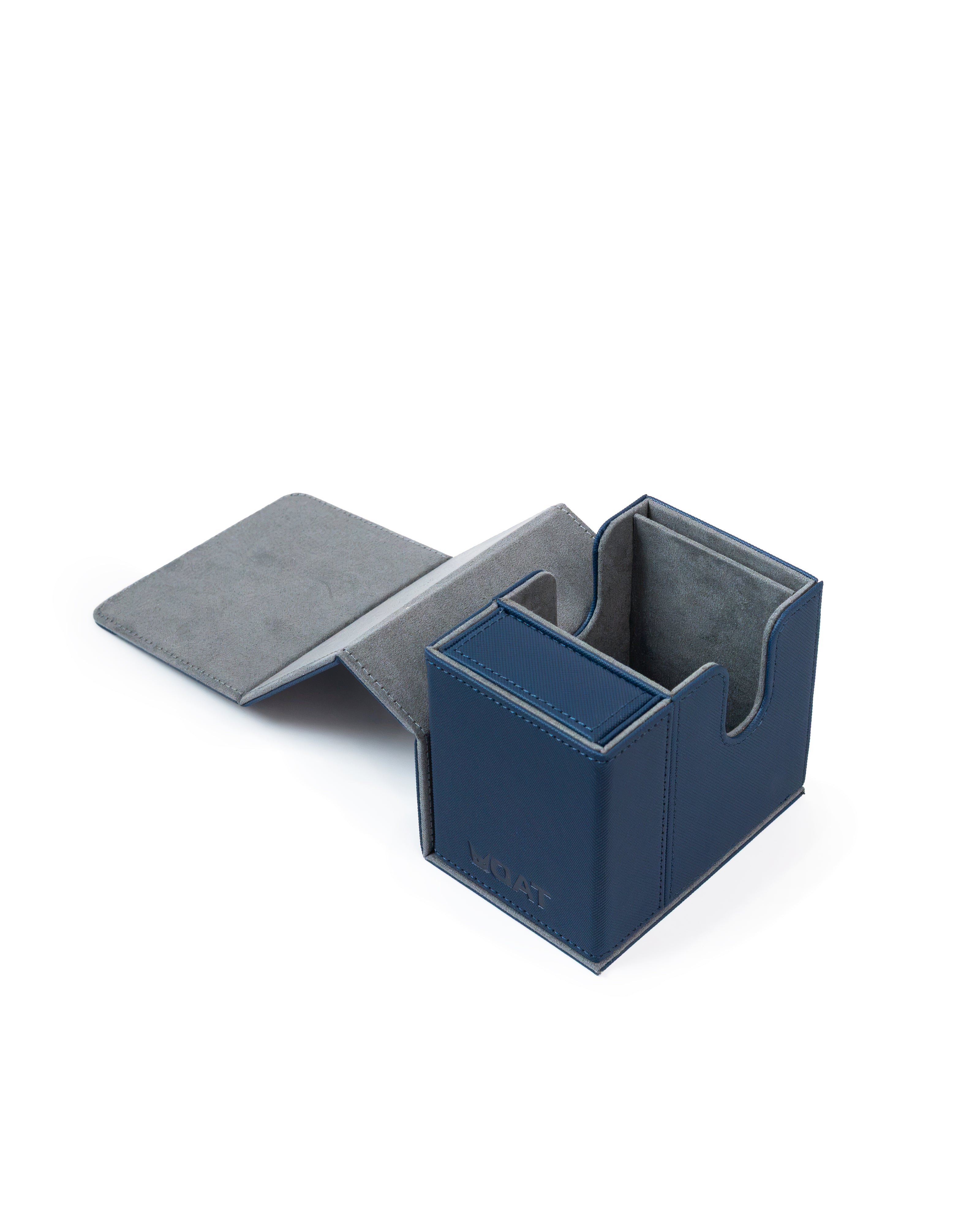 QAT Showcase Gearbox.  Leather Deck Box for 100+ Double Sleeved Cards
