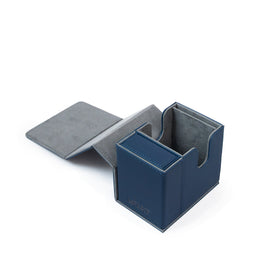 QAT Showcase Gearbox.  Leather Deck Box for 100+ Double Sleeved Cards