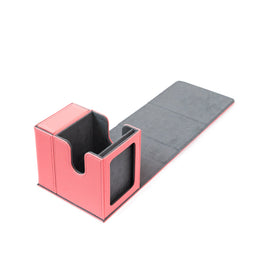 QAT Showcase Gearbox.  Leather Deck Box for 100+ Double Sleeved Cards