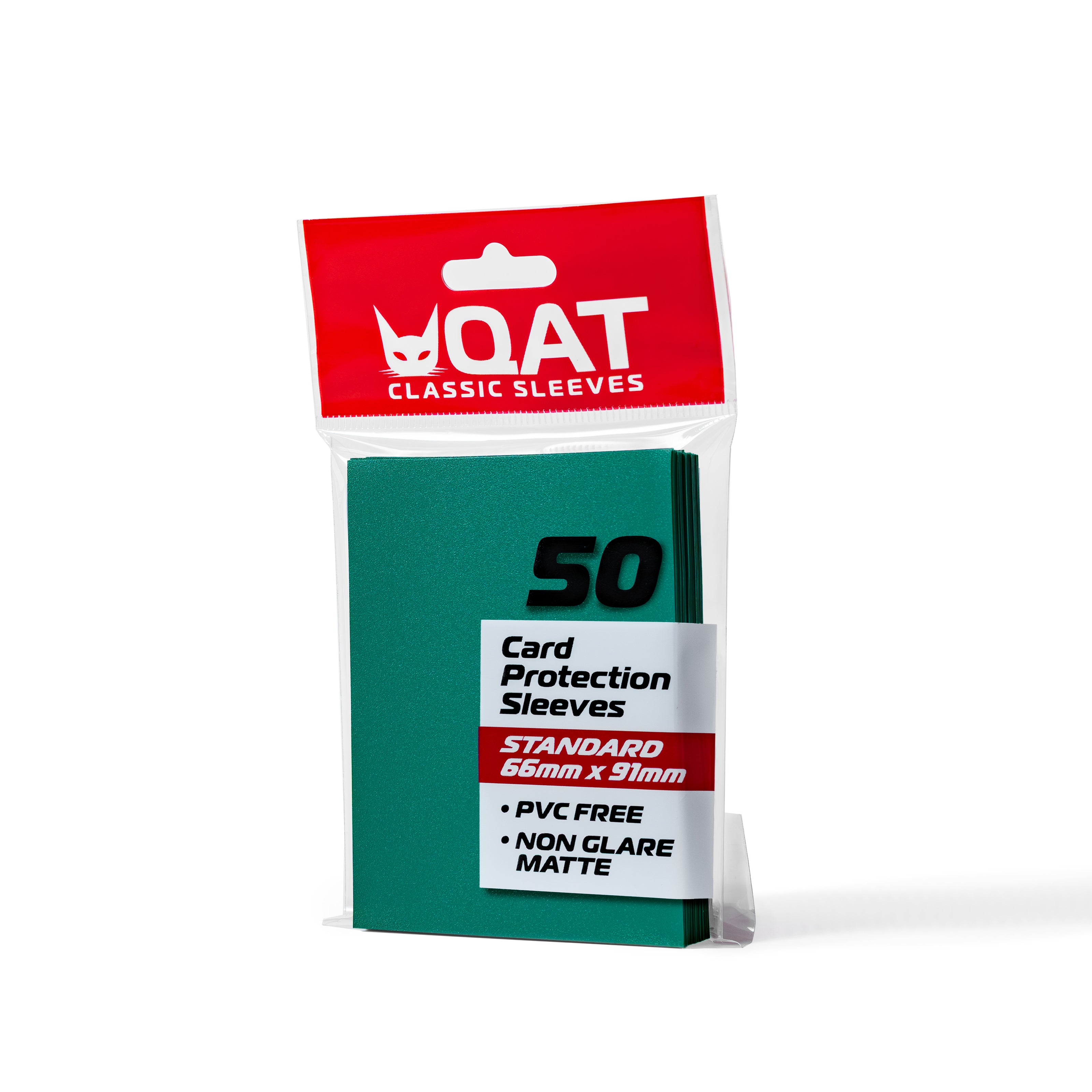 QAT] Standard Size Matte Card Protection Sleeves (66x91mm)  QAT Card  Sleeves & Accessories