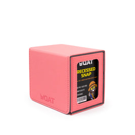 QAT Showcase Gearbox.  Leather Deck Box for 100+ Double Sleeved Cards