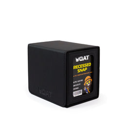 QAT Showcase Gearbox.  Leather Deck Box for 100+ Double Sleeved Cards