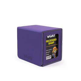 QAT Showcase Gearbox.  Leather Deck Box for 100+ Double Sleeved Cards