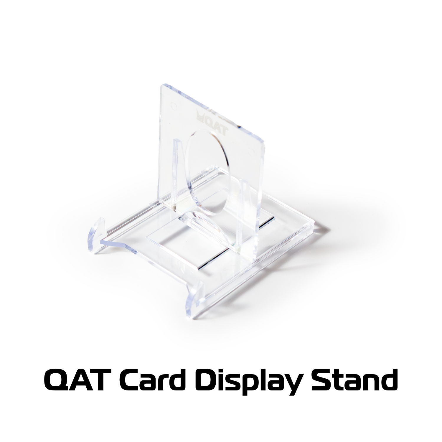 QAT Card Stand (1 Set) | TCG Display Holder for Pokémon, MTG, Toploaders & Magnetic Cases