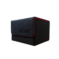 [QAT] Deck Box XL.  Holds 1x Mini Snap + 99 TRIPLE sleeved cards + Tokens.  Leather material and magnetic cover.