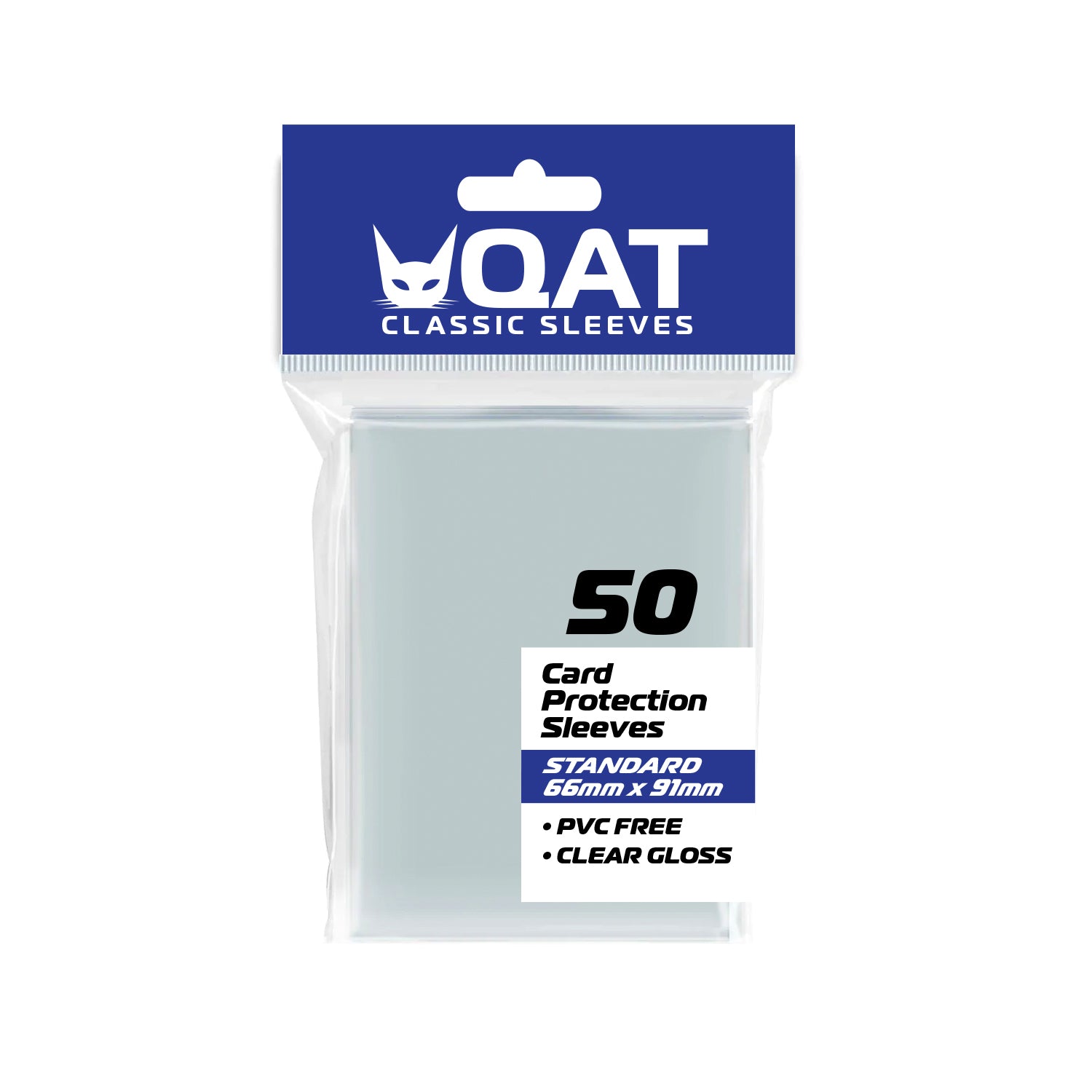 GLOSSY Standard Size Card Sleeves (66x91mm). Classic Series