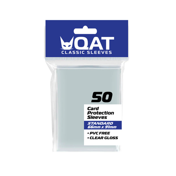 GLOSSY Standard Size Card Sleeves (66x91mm). Classic Series