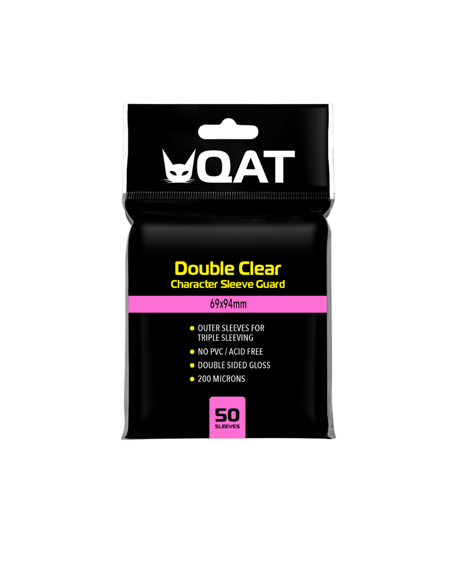 Double Clear Outer Sleeves for Standard Size Cards (69x94mm)