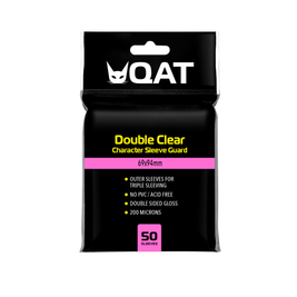 Double Clear Outer Sleeves for Standard Size Cards (69x94mm)