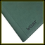 QAT Premium 12-Pocket Card Binder.  Leather material with zipper closure.  Side loading.