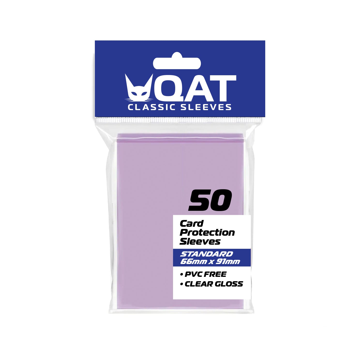 GLOSSY Standard Size Card Sleeves (66x91mm). Classic Series