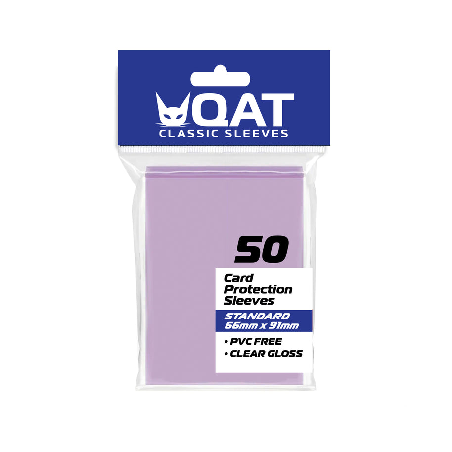 GLOSSY Standard Size Card Sleeves (66x91mm). Classic Series