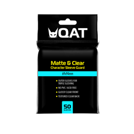 Matte & Clear Outer Sleeves for Standard Size Cards (69x94mm)