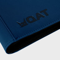 QAT Premium 12-Pocket Card Binder.  Leather material with zipper closure.  Side loading.