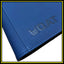 QAT Premium 12-Pocket Card Binder.  Leather material with zipper closure.  Side loading.