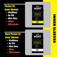 [QAT] HARD Perfect Fit Inner Sleeves for Standard Size Cards (64x89mm)