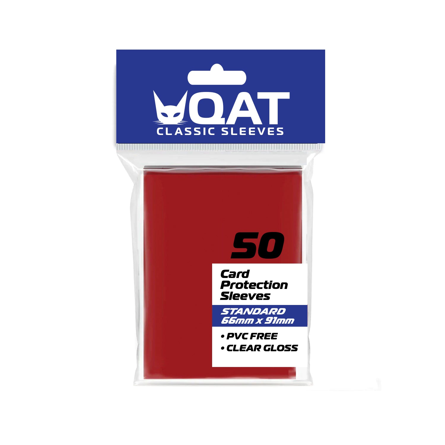 GLOSSY Standard Size Card Sleeves (66x91mm). Classic Series