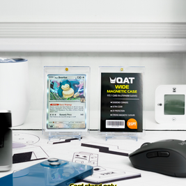 QAT Card Stand (1 Set) | TCG Display Holder for Pokémon, MTG, Toploaders & Magnetic Cases