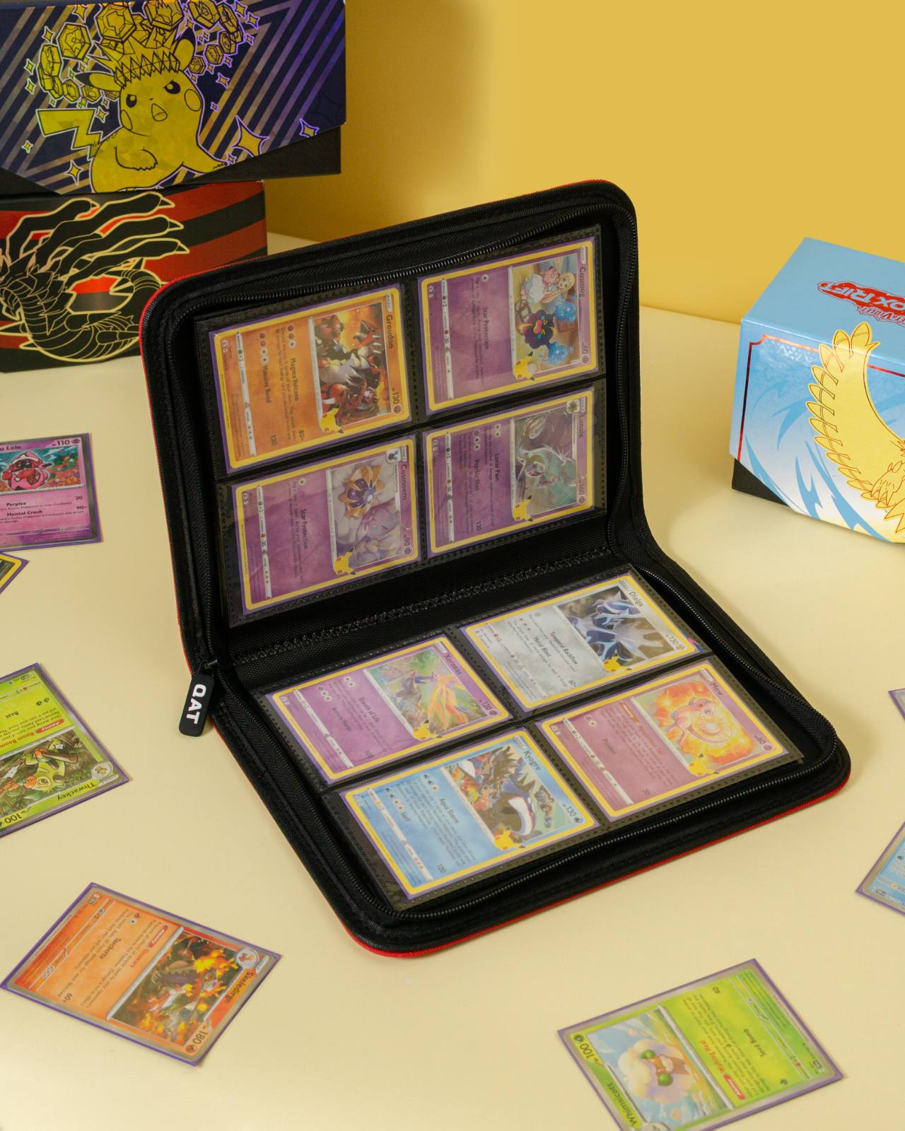 4 Pocket Leather Binder