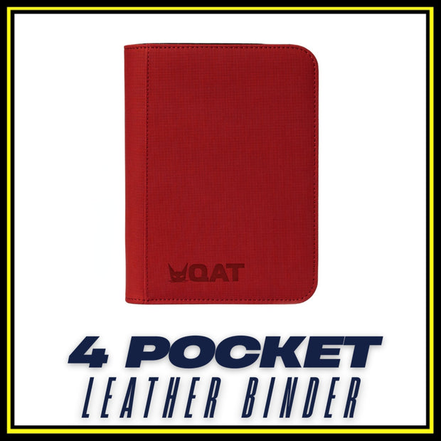 4 Pocket Leather Binder